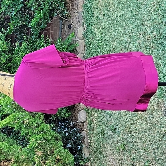 NEW Motherhood Maternity Wrap Top with Satin Trim - Picture 9 of 17